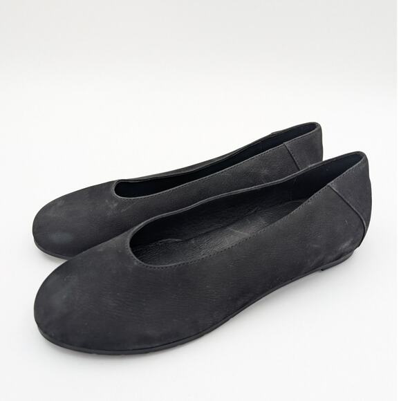 Eileen Fisher Una Hidden Wedge Ballet Flat Women's Black Size US7 - Picture 1 of 11